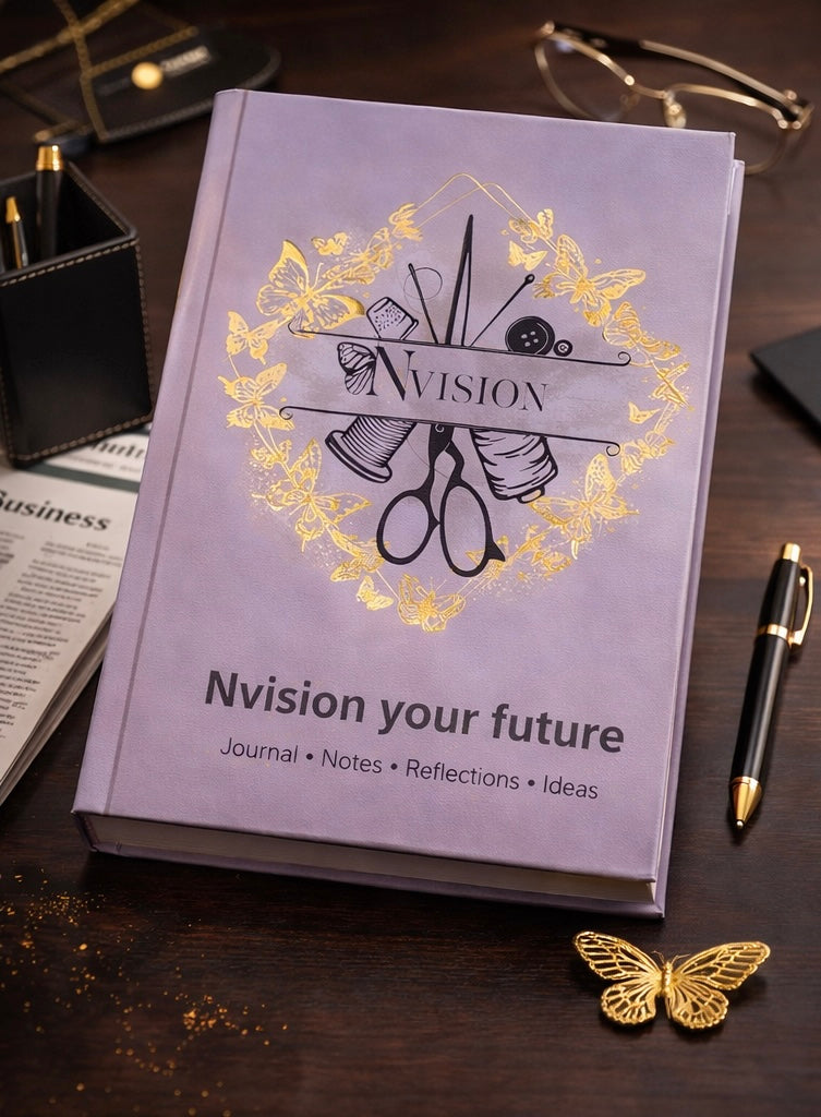 Nvision Your Future pink Hardcover Journal