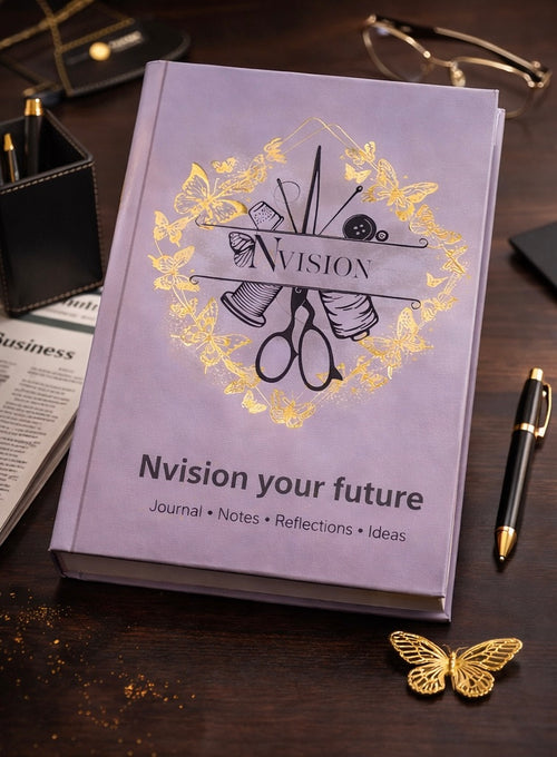 Nvision Your Future pink Hardcover Journal
